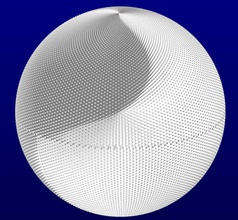 10000 Punkte Stern pinshape Punkt Festschrift 3d print model - Mito3D