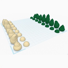 thai ouk chatrang ajedrez pinshape tinkercad 3d print model - Mito3D