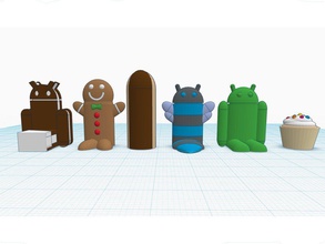 android chess pinshape tinkercad ice cream sandwich honeycomb gingerbread eclair cupcake 3d print model - Mito3D