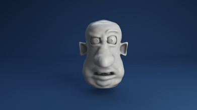 face finger puppet version 6 pinshape 3d-printing-kids-toys-design-challenge 3d print model - Mito3D