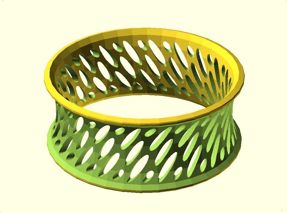 bracelet iv pinshape openscad 3D print model - Mito3D