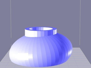 offset bowl pinshape openscad 3d print model - Mito3D
