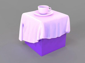 box 4 pinshape tè tazza caffè 3d print model - Mito3D