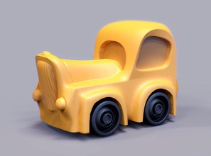 lil voiture pinshape 3d print model - Mito3D
