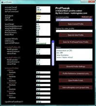 proftweak - makerware profile editor pinshape 3d-design 3d print model - Mito3D