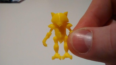 abra pinshape pokemon 3d print model - Mito3D