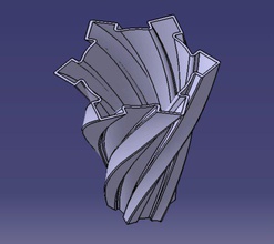 spikey espiral vaso pinshape picos 3d print model - Mito3D