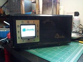 vintage chumby Radiowecker pinshape 3d design 3d print model - Mito3D