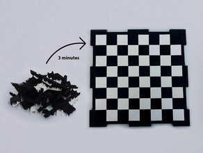 brillant échiquier facile store pinshape jeu d'échecs échecs 3d print model - Mito3D