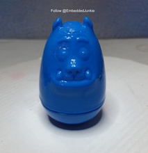 spikey dog roly-poly toy pinshape 3d-printing-kids-toys-design-challenge weeble weebles rolypoly tumbler 3d print model - Mito3D