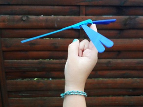 magic dragonfly pinshape toy desktop balance 3d print model - Mito3D