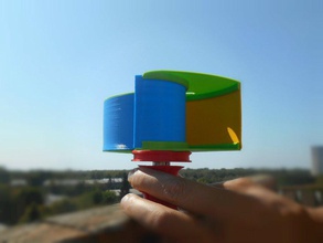 ugrinsky rüzgar türbini pinshape 3d tasarım 3d print model - Mito3D