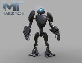 makertron pinshape polysculpture opensource robot remix 3d print model - Mito3D