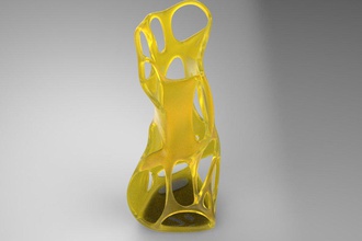 vazatriniks7 pinshape vazo organik şekli çiçek serin 3d print model - Mito3D