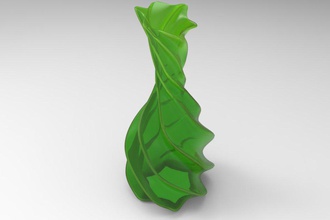 vazatriniks6 pinshape florero flores jarrón enfriar vaso 3d print model - Mito3D
