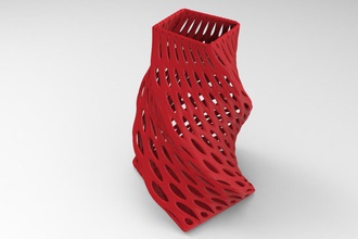 vazatriniks3 pinshape vase Loch Blumen 3d print model - Mito3D