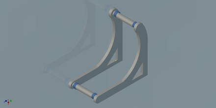 filament support bobine pinshape titulaire filamentchallenge 3d print model - Mito3D