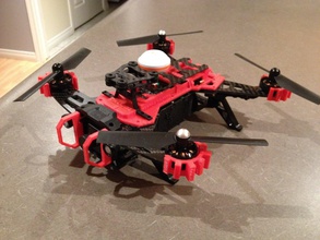 walkera corredor 250 adelantado motor guardias pinshape algix3d impresión concurso drone quadcopter 3d print model - Mito3D