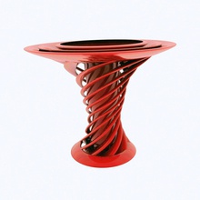 twistvase pinshape pot design i vasi twisted vaso 3d print model - Mito3D