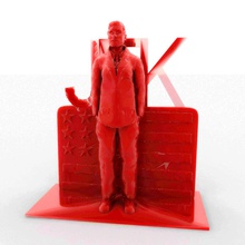 jhon f kennedy pinshape histórico presidente jfk 3d print model - Mito3D