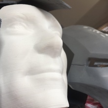 face pinshape ironman statue dustin analyse d'impression personnalisé 3d print model - Mito3D