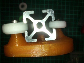 kossel 2020 flex printed roller pinshape flexible 3d print model - Mito3D