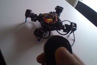 18dof hexapode 12dof quadrupède modifications pinshape servo robotique robot quadrupod mini mg90s crawler 9g 18 profondeur champ 12 3d print model - Mito3D
