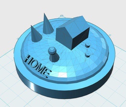 ciano case registro pinshape alberi casa diorama 3d print model - Mito3D