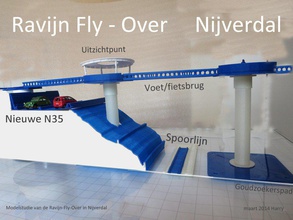 modelstudy ravijn fly over nijverdal pinshape Conception 3d 3d print model - Mito3D