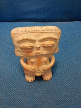 aztec figure pinshape statue mexicain aztèque 3d print model - Mito3D