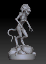 criatura demonio pinshape Impresión 3d niños juguetes diseño desafío pumpkinhead 3d print model - Mito3D
