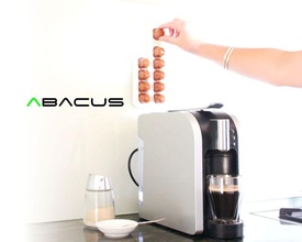 ábaco café nespresso pod rack pinshape almacenamiento smart inserción cocina diseño decoración abucus abuc 3d print model - Mito3D