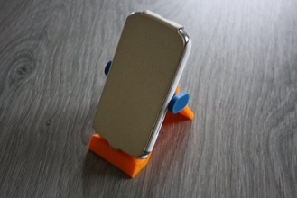 hold phone pinshape iphone holder 3d print model - Mito3D