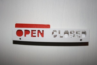 indicator opening closure indicateur ouverture fermeture pinshape target open 3d print model - Mito3D