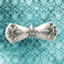 fleur bowtie pinshape womens unisex corbata mens 3d print model - Mito3D