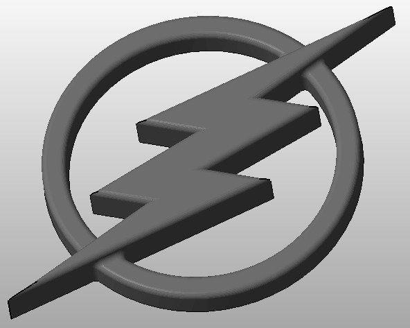 logotipo flash pinshape 3D print model - Mito3D