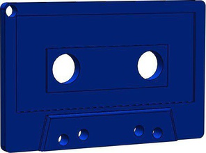 cassette llavero pinshape Diseño 3d 3d print model - Mito3D
