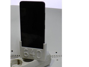 lumia 640 stand dock pinshape phone 3d print model - Mito3D