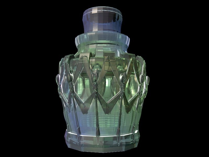 faraón néctar botella pinshape rotterdam rob keers 3D print model - Mito3D