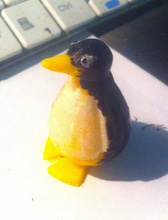 penguin pinshape juguete pingüino 3d print model - Mito3D
