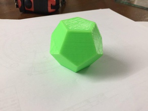 dodecahedron pinshape 3d-design 3d print model - Mito3D