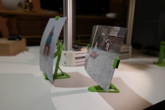 soporte flotante marco foto pinshape montaje pared imagen pic fotografía 3d print model - Mito3D
