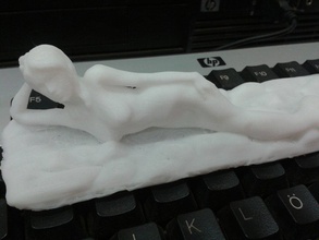 mermaid pinshape woman nudity girl female 3d print model - Mito3D