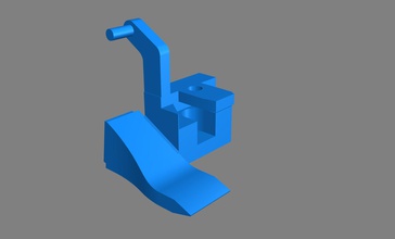 rigidbot singola testa ventola raffreddamento monte pinshape dotti stampante aggiornamento 3d print model - Mito3D