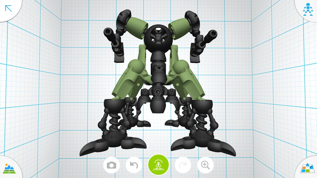 mecha sentinel tinkerplay Spielzeug 02 pinshape Militär Armee 3D print model - Mito3D