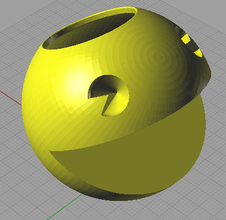 maceta Pac Man geek planteur 3d print model - Mito3D
