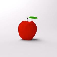 Apfel Lebensmittel 3d print model - Mito3D