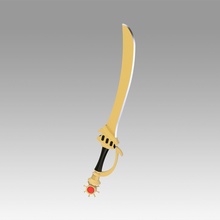 emblema despertar Sol katti espada cosplay arma suporte réplica fire emble weapon 3d print model - Mito3D
