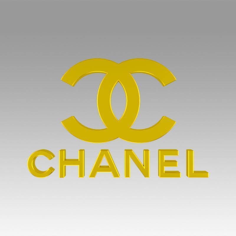 chanel logotipo símbolo modelos Alto detalhe marcas registradas estilo loja logotipos emblema companhia roupas personagem marca 3D print model - Mito3D
