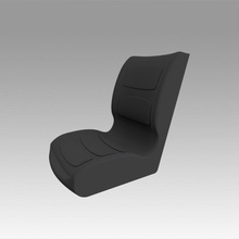 chargeur excavatrice siège komatsu voiture véhicule mini meubles chaise fauteuil cuir 3d print model - Mito3D